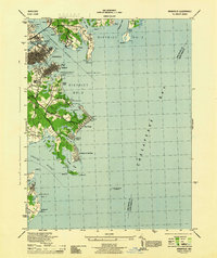 Annapolis 1944 topographic map thumbnail
