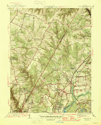 Beltsville 1945 topographic map thumbnail