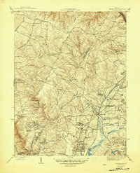 Beltsville 1945 topographic map thumbnail