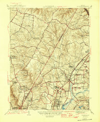 Beltsville 1945 topographic map thumbnail