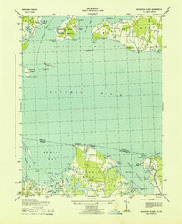 Blakiston Island 1943 topographic map thumbnail