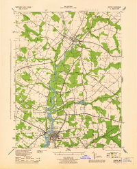 Denton 1944 topographic map thumbnail
