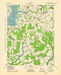 East New Market 1944 topographic map thumbnail