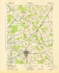 Easton 1943 topographic map thumbnail
