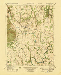 Emmitsburg 1945 topographic map thumbnail