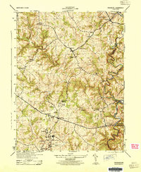 Finksburg 1944 topographic map thumbnail