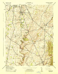 Funkstown 1944 topographic map thumbnail