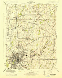 Hagerstown 1944 topographic map thumbnail