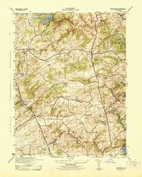 Hereford 1944 topographic map thumbnail