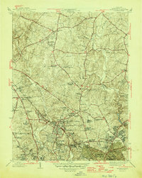 Kensington 1945 topographic map thumbnail