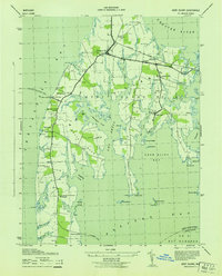 Kent Island 1943 topographic map thumbnail
