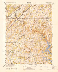 Lineboro 1944 topographic map thumbnail