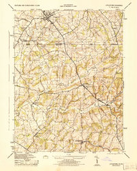 Littlestown 1944 topographic map thumbnail