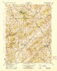 Manchester 1944 topographic map thumbnail