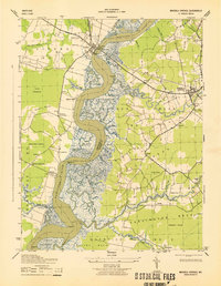 Mardela Springs 1943 topographic map thumbnail