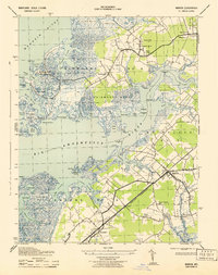 Marion 1943 topographic map thumbnail