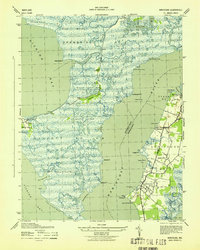 Nanticoke 1943 topographic map thumbnail