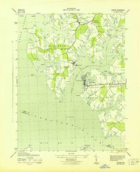Oxford 1942 topographic map thumbnail