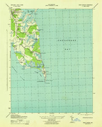 Point Lookout 1943 topographic map thumbnail