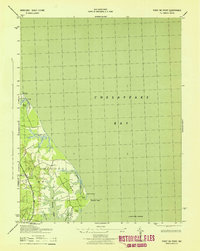 Point No Point 1943 topographic map thumbnail