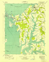 Queenstown 1943 topographic map thumbnail