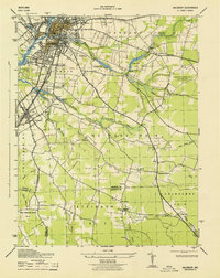Salisbury 1943 topographic map thumbnail