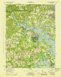 South River 1944 topographic map thumbnail