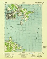 Sparrows Point 1944 topographic map thumbnail