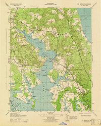 St. Marys City 1943 topographic map thumbnail