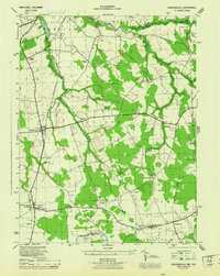 Sudlersville 1944 topographic map thumbnail