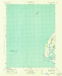 Swan Point 1942 topographic map thumbnail
