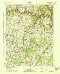 Sykesville 1944 topographic map thumbnail