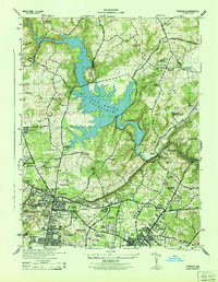 Towson 1944 topographic map thumbnail