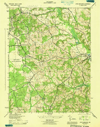 Upper Marlboro 1944 topographic map thumbnail