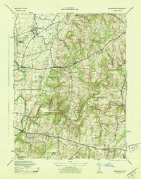 Walkersville 1944 topographic map thumbnail