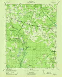 Wango 1943 topographic map thumbnail