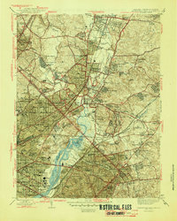 Washington East 1945 topographic map thumbnail