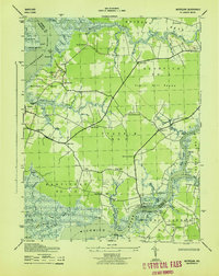 Wetipquin 1943 topographic map thumbnail