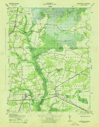 Whaleysville 1943 topographic map thumbnail