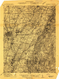 Hagerstown 1909 topographic map thumbnail