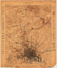 Baltimore 1899 topographic map thumbnail