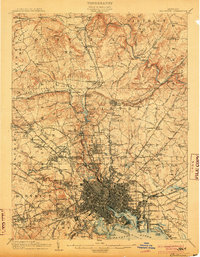 Baltimore 1904 topographic map thumbnail