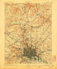 Baltimore 1904 topographic map thumbnail
