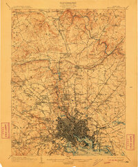 Baltimore 1904 topographic map thumbnail