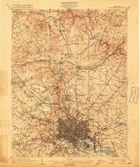 Baltimore 1904 topographic map thumbnail
