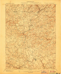 Belair 1901 topographic map thumbnail