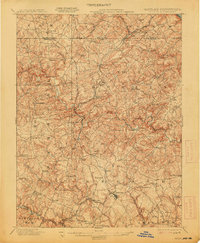 Belair 1901 topographic map thumbnail