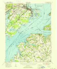 Betterton 1951 topographic map preview