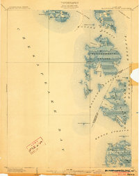 Bloodsworth Island 1903 topographic map thumbnail