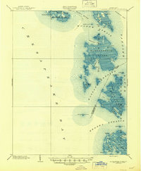 Bloodsworth Island 1903 topographic map thumbnail